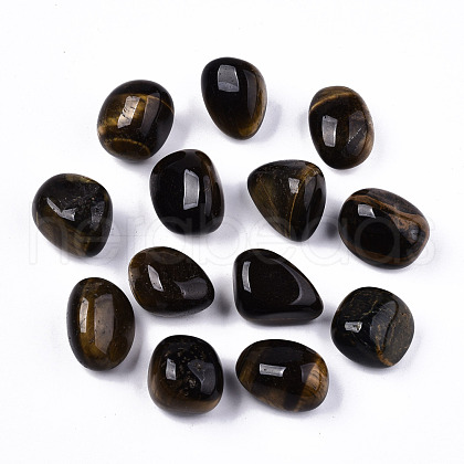 Natural Tiger Eye Beads G-N332-002-1