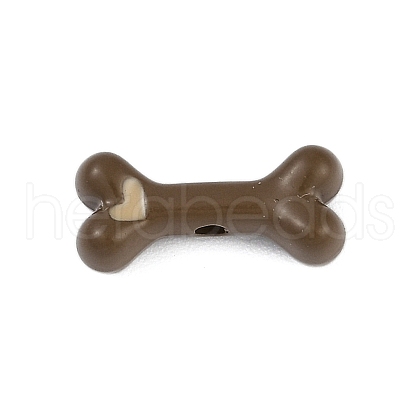 Rack Plating Spray Painted Alloy Enamel Beads PALLOY-P309-07E-1