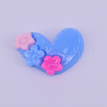 Resin Cabochon RESI-WH0009-47-1