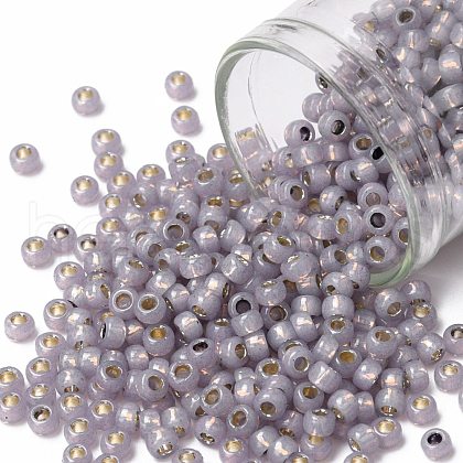 TOHO Round Seed Beads SEED-JPTR08-PF2122-1