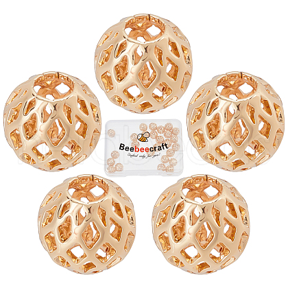 Beebeecraft 30Pcs Brass Beads KK-BBC0001-42-1