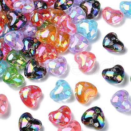 UV Plating Acrylic Beads OACR-CJC0009-07-1