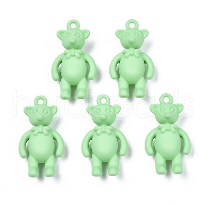 Rack Plating Spray Painted Alloy Pendants PALLOY-N172-001-05-1