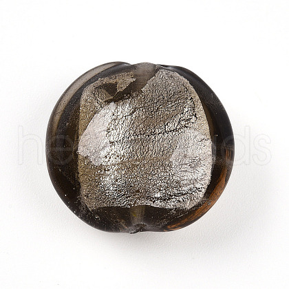 Handmade Silver Foil Glass Beads SLF20mmY-01-1
