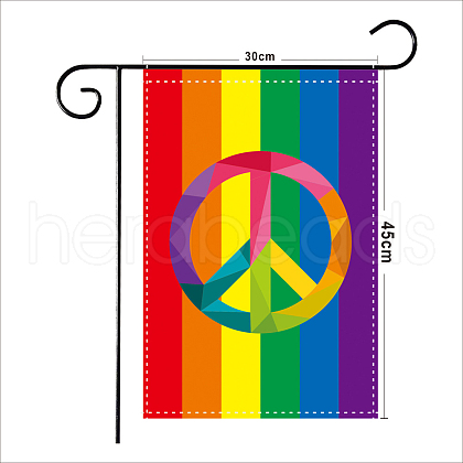Polyester Garden Flags GUQI-PW0001-263G-1