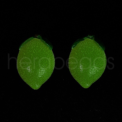 Luminous Resin Cabochons CRES-D277-03J-1