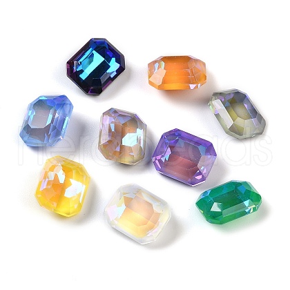 Glass Rhinestone Cabochons GLAA-K069-20B-1