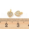 Rack Plating Brass Micro Pave Cubic Zirconia Charms KK-C038-04G-3
