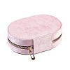 Italian Velvet Double Layers Jewelry Set Storage Zipper Boxes CON-G023-10A-2