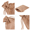 Burlap Packing Pouches Drawstring Bags ABAG-BC0001-08-18x13-3
