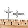 201 Stainless Steel Pendants STAS-I330-054P-3
