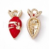 Alloy Enamel Pendants PALLOY-P287-12G-2