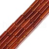 Natural Red Agate(Dyed & Heated) Beads Strands G-H087-H02-01B-2
