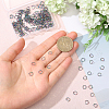 CHGCRAFT Ion Plating(IP) 304 Stainless Steel Open Jump Rings STAS-CA0002-21C-3