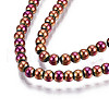 Electroplate Glass Beads Strands EGLA-S195-02D-03-3