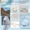 DELORIGIN 925 Sterling Silver Beads STER-DR0001-08C-6