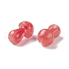 Mother's Day Gifts Synthetic Cherry Quartz Glass GuaSha Stone G-A205-25Q-3