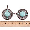Synthetic Turquoise Pendants G-Q158-03-05-3