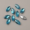 Glass Rhinestone Cabochons RGLA-WH0001-08H-2