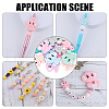 ARRICRAFT 20Pcs 10 Style Silicone Beads Sets SIL-AR0001-09-5