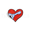 Heart & Key Enamel Pin VALE-PW0001-063A-1