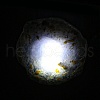 Dyed & Heatsd Natural Agate Slice USB Night Light Decoration G-Q170-10B-2