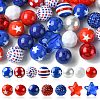 50Pcs 8 Style Acrylic Beads MACR-CJC0001-15-8