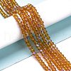 Electroplate Glass Beads Strands EGLA-A034-T6mm-L01-4