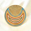 304 Stainless Steel Enamel Finger Rings for Women RJEW-M102-02G-1