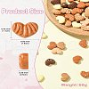 Opaque Resin Imitation Food Decoden Cabochons RESI-CJC0023-11-8