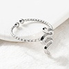 304 Stainless Steel Cuff Rings for Women RJEW-B118-01P-3