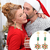Unicraftale Star 201 Stainless Steel Stud Earring Findings STAS-UN0054-75G-6