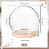 Round Glass Dome Cover AJEW-WH0518-35-3