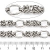 304 Stainless Steel knot with Oval Link Chains CHS-S012-06P-3