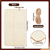 SOFPLATE DIY Wood Bookmarks Making Kits WOOD-SP0001-21D-2