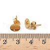 304 Stainless Steel Stud Earring Finding STAS-V015-26B-G-3