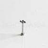 Stainless Steel Threadless Labrets Piercing Jewelry WG7C8D4-01-1