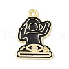 Alloy Enamel Pandants FIND-M083-04E-G-1