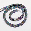 Electroplate Non-magnetic Synthetic Hematite Heishi Beads Strands G-J171A-2x2mm-01-2