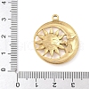 304 Stainless Steel Pendants STAS-R162-03G-02-3