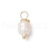 Natural Cultured Freshwater Pearl Rice Pendants PALLOY-JF03919-02-3