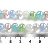 Electroplate Glass Bead Strands GLAA-Z006-01B-4