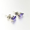 304 Stainless Steel Pave Cubic Zirconia Ear Studs X-EJEW-L098-8mm-03-2