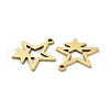 201 Stainless Steel Pendants STAS-E200-01G-2