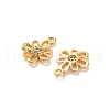 Brass Micro Pave Cubic Zirconia Charms KK-D300-09G-2