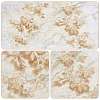 Gorgecraft 1 Pair 3D Flower Polyester Embroidery Sew on Appliques PATC-GF0001-35B-6