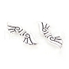Tibetan Style Alloy Beads X-TIBEB-4993-AS-NR-2