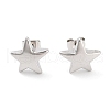 Non-Tarnish Star 316 Surgical Stainless Steel Stud Earrings for Women EJEW-Z050-25P-1