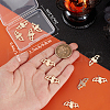 Beebeecraft 10Pcs Halloween Themed Brass Pendants KK-BBC0015-68D-3