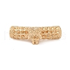 Brass Tube European Beads KK-G532-05A-G-1